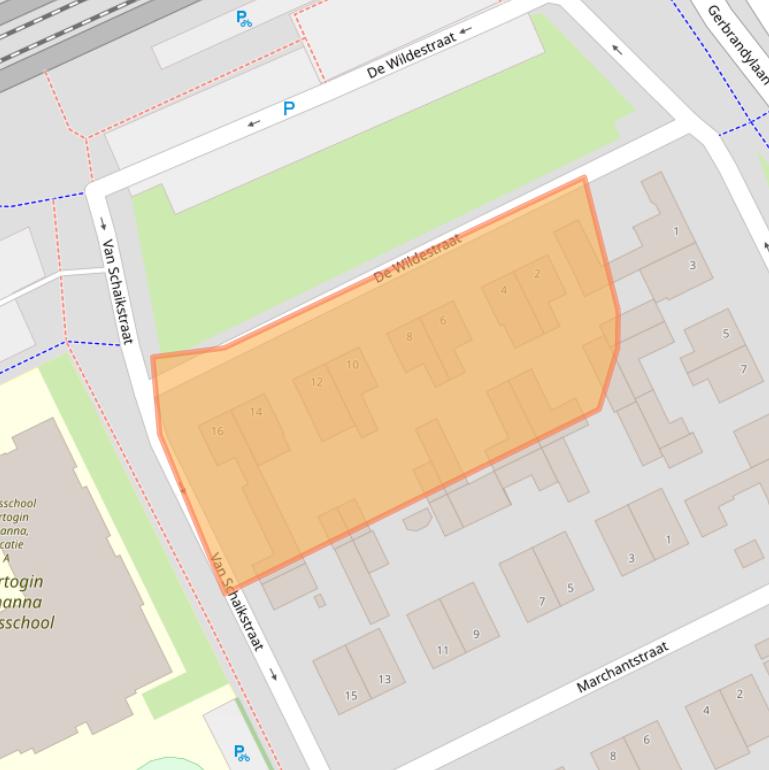 Kaart van postcodegebied 5344SB.