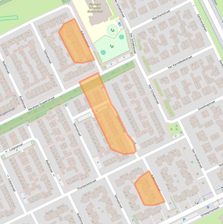 Kaart van postcodegebied 5344ST.