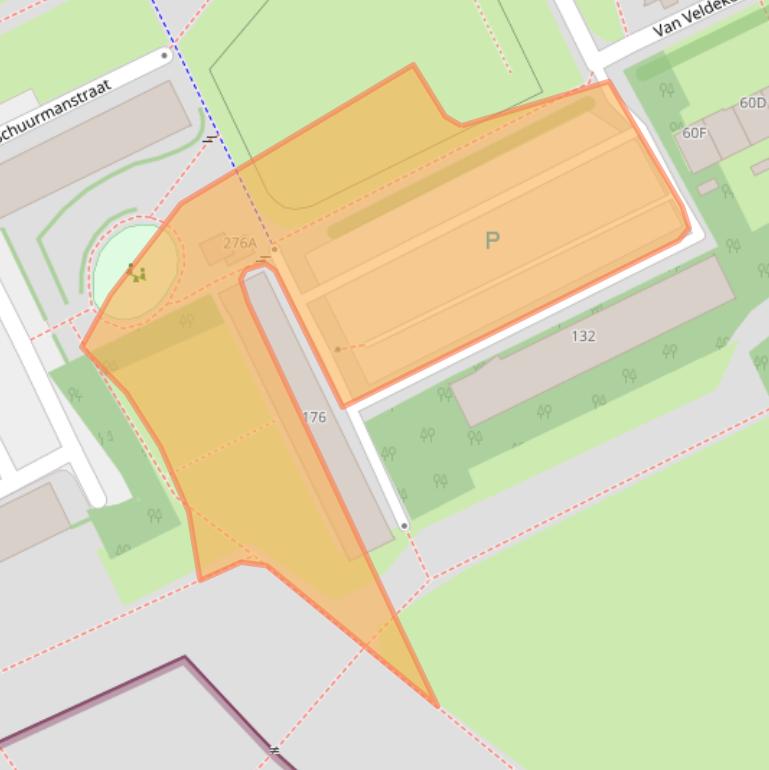 Kaart van postcodegebied 5344TJ.