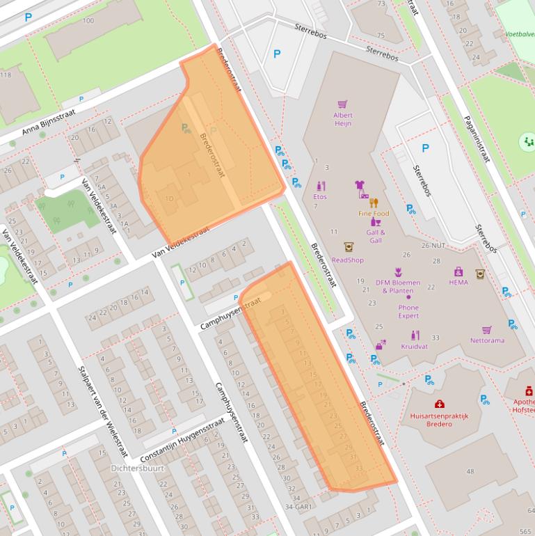 Kaart van postcodegebied 5344VA.