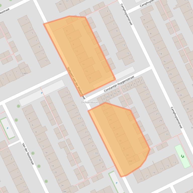 Kaart van postcodegebied 5344VR.