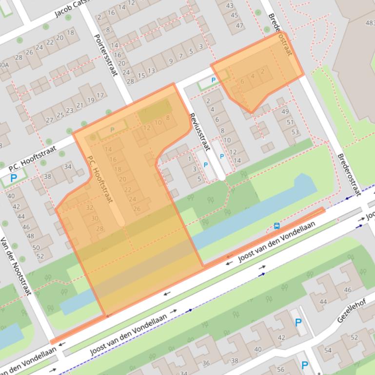 Kaart van postcodegebied 5344XC.
