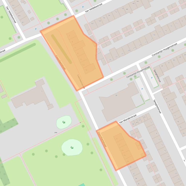 Kaart van postcodegebied 5344XK.