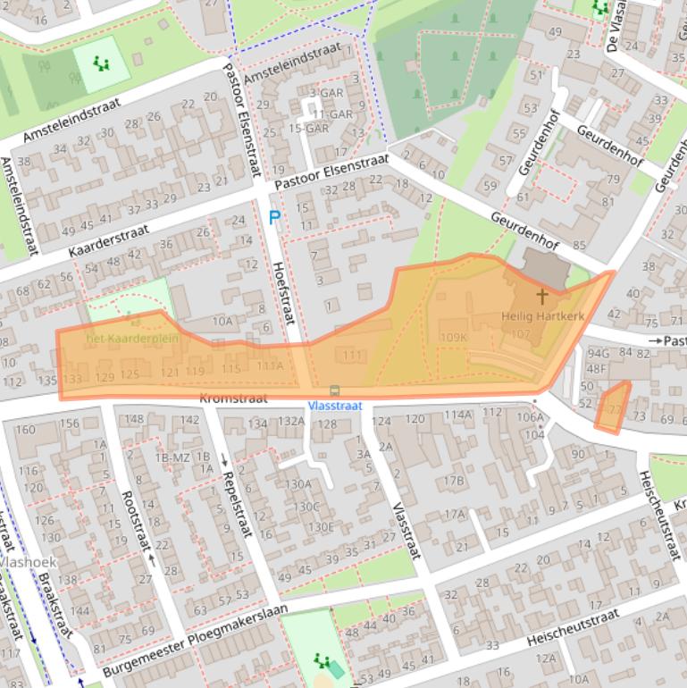 Kaart van postcodegebied 5345AB.