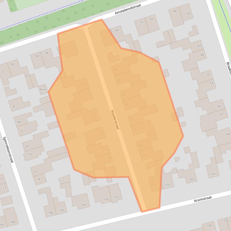 Kaart van postcodegebied 5345AR.