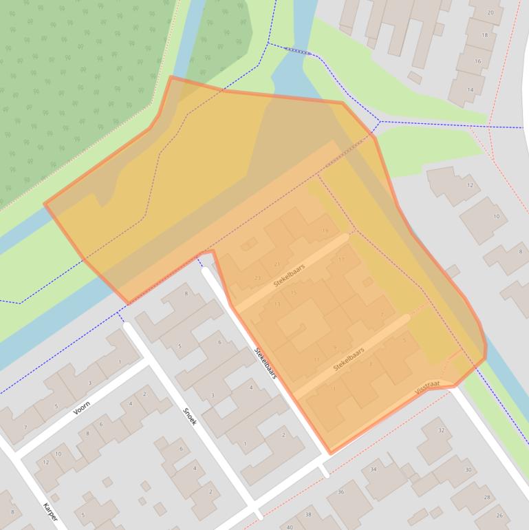 Kaart van postcodegebied 5345DP.