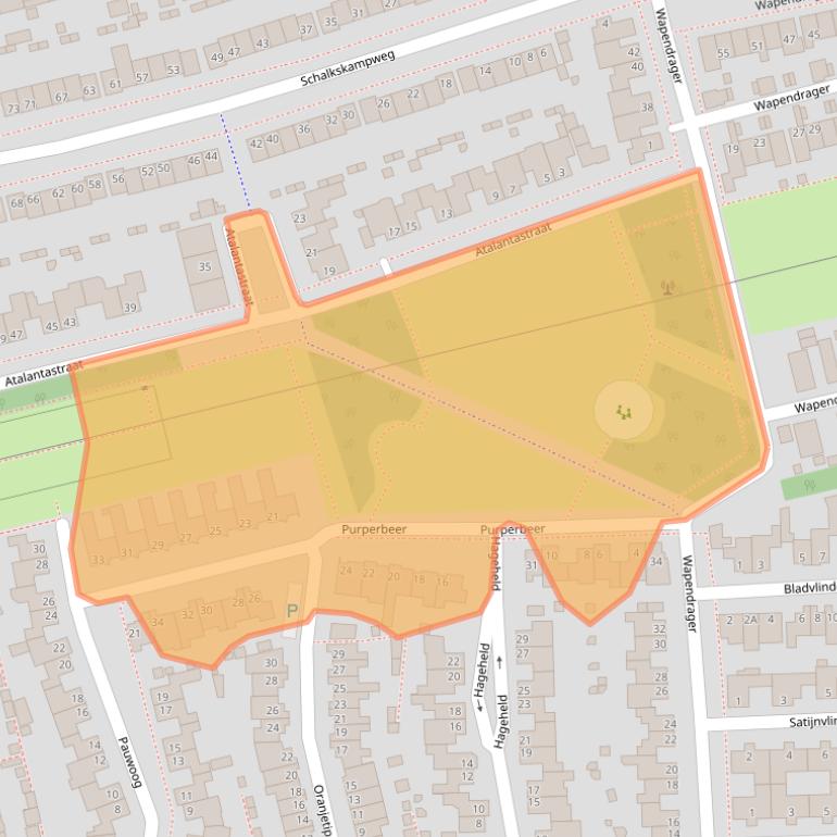 Kaart van postcodegebied 5345ET.