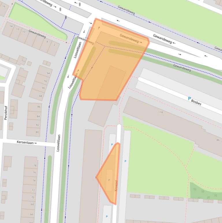 Kaart van postcodegebied 5345GD.