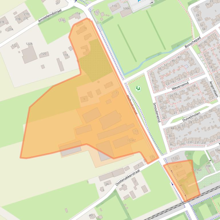 Kaart van postcodegebied 5345HC.