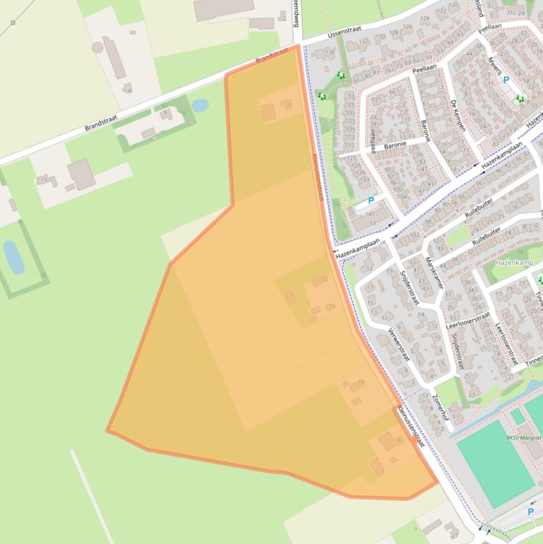 Kaart van postcodegebied 5345HG.