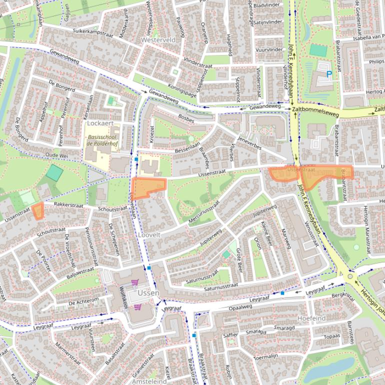 Kaart van postcodegebied 5345HJ.