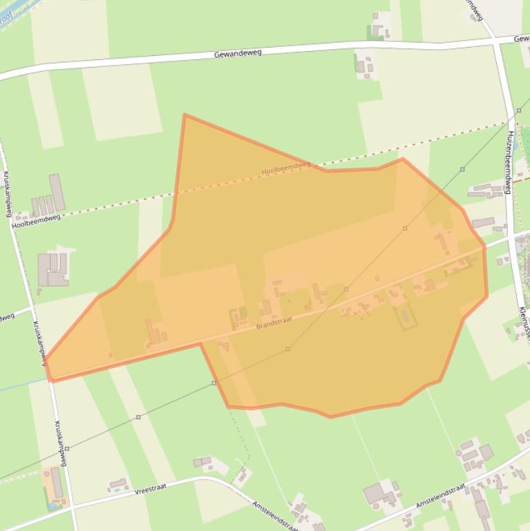 Kaart van postcodegebied 5345HK.