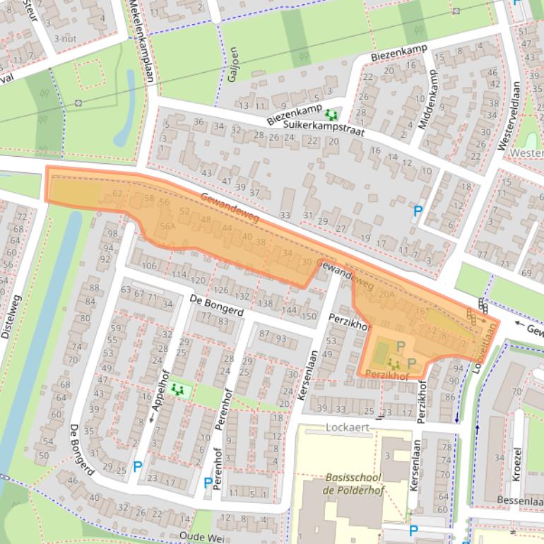 Kaart van postcodegebied 5345HN.