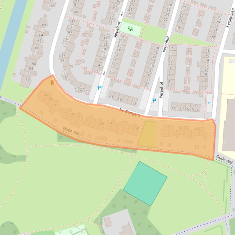 Kaart van postcodegebied 5345JT.