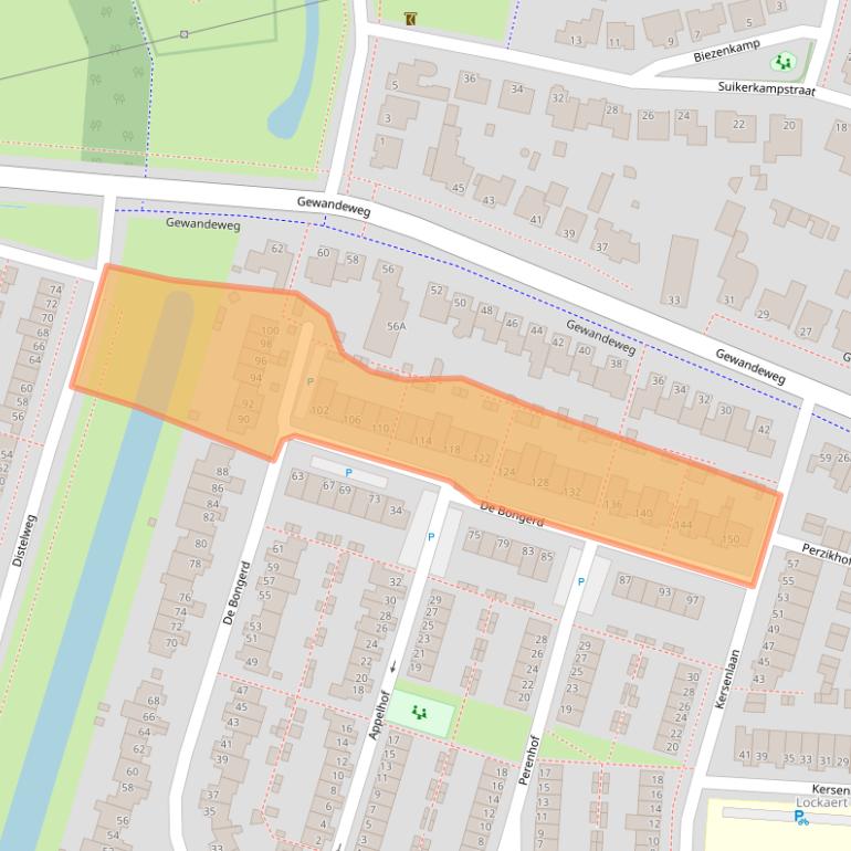 Kaart van postcodegebied 5345JW.