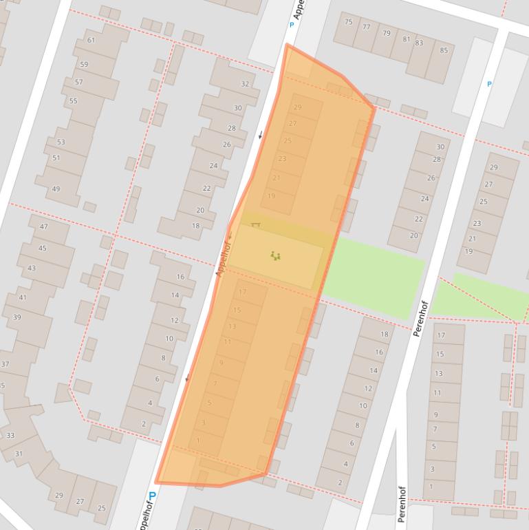 Kaart van postcodegebied 5345KA.