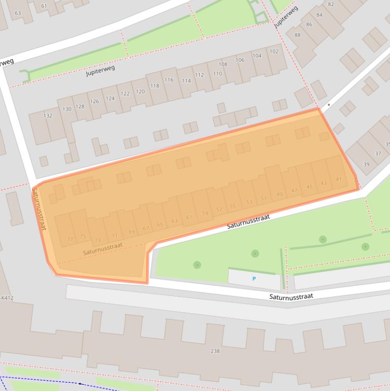 Kaart van postcodegebied 5345LB.