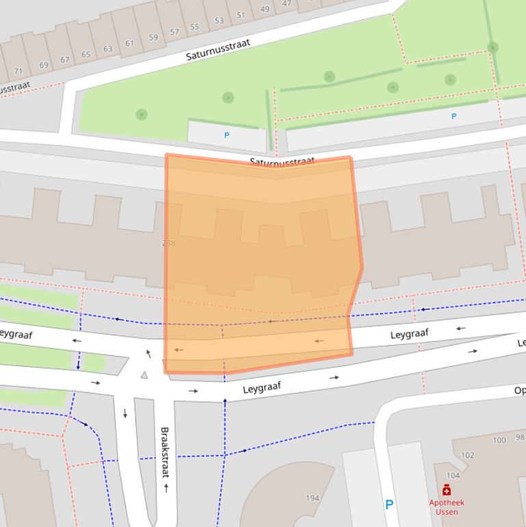 Kaart van postcodegebied 5345LG.