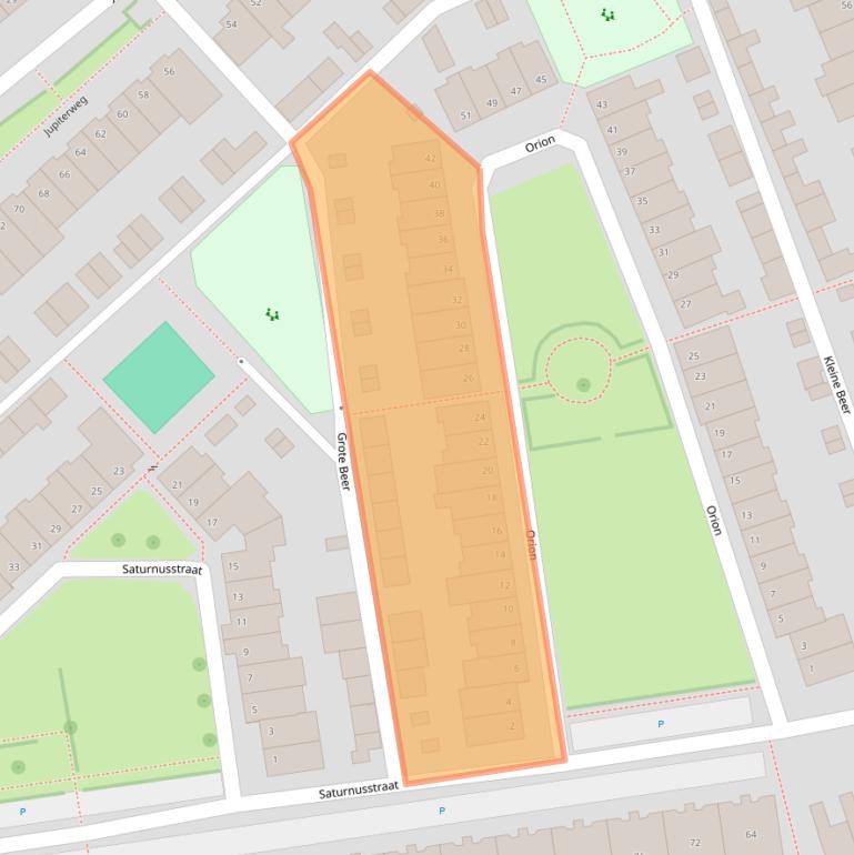 Kaart van postcodegebied 5345LK.