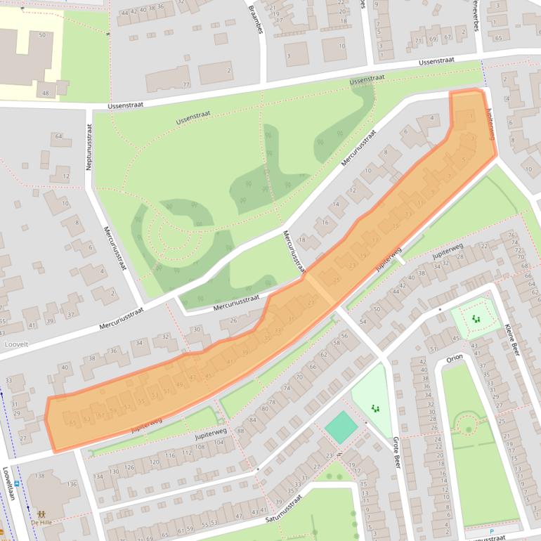 Kaart van postcodegebied 5345LR.