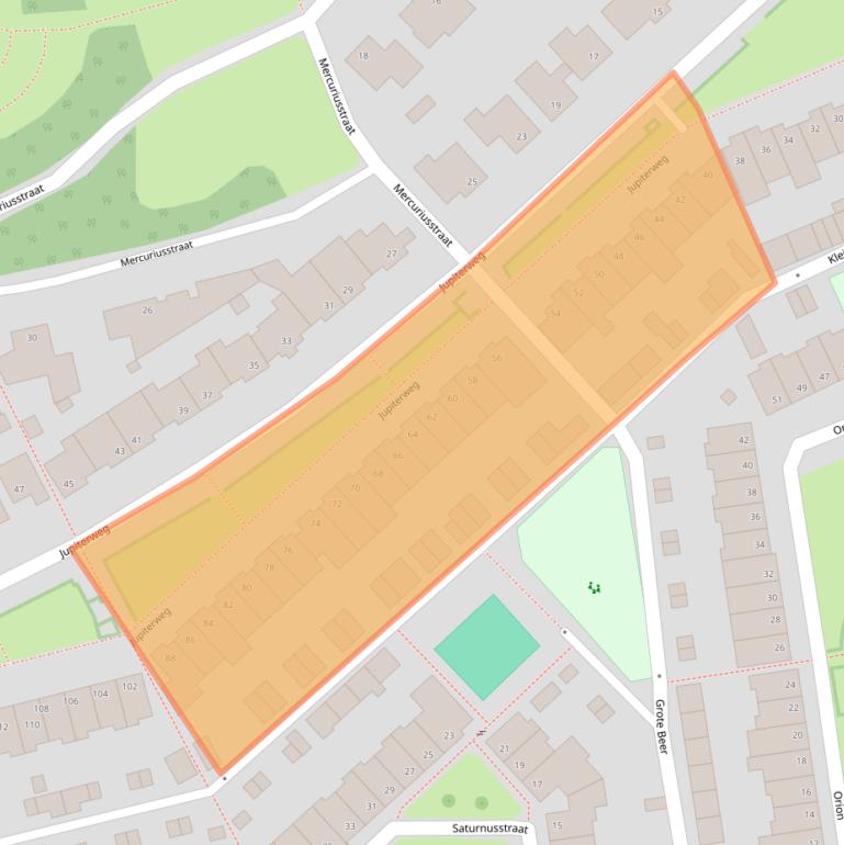 Kaart van postcodegebied 5345LT.