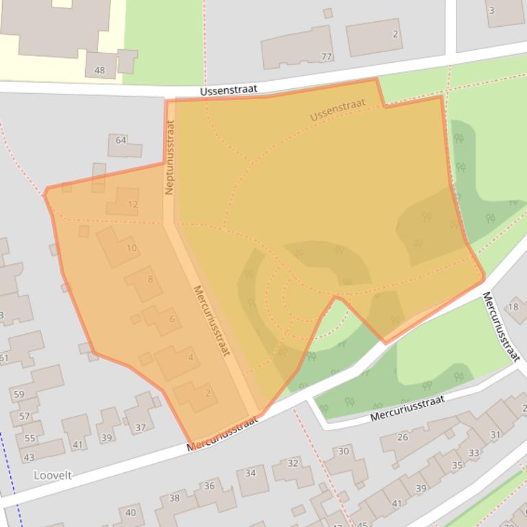 Kaart van postcodegebied 5345LZ.