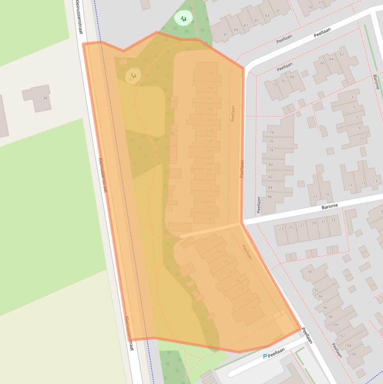 Kaart van postcodegebied 5345NC.