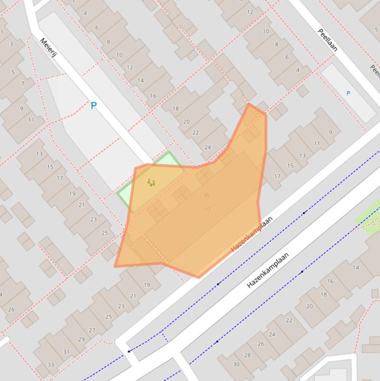 Kaart van postcodegebied 5345NM.