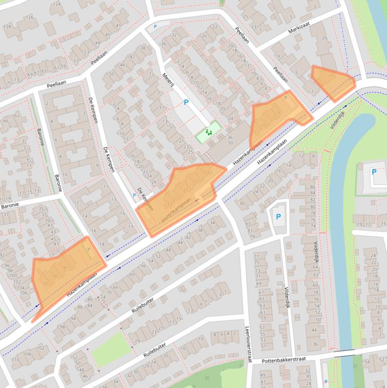 Kaart van postcodegebied 5345NR.