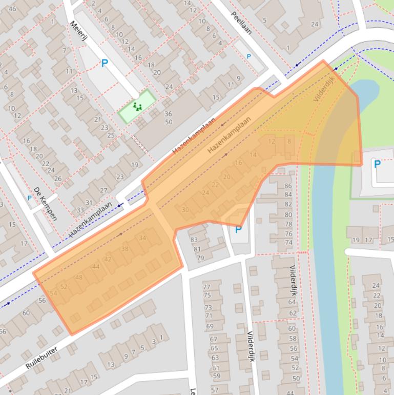 Kaart van postcodegebied 5345NT.