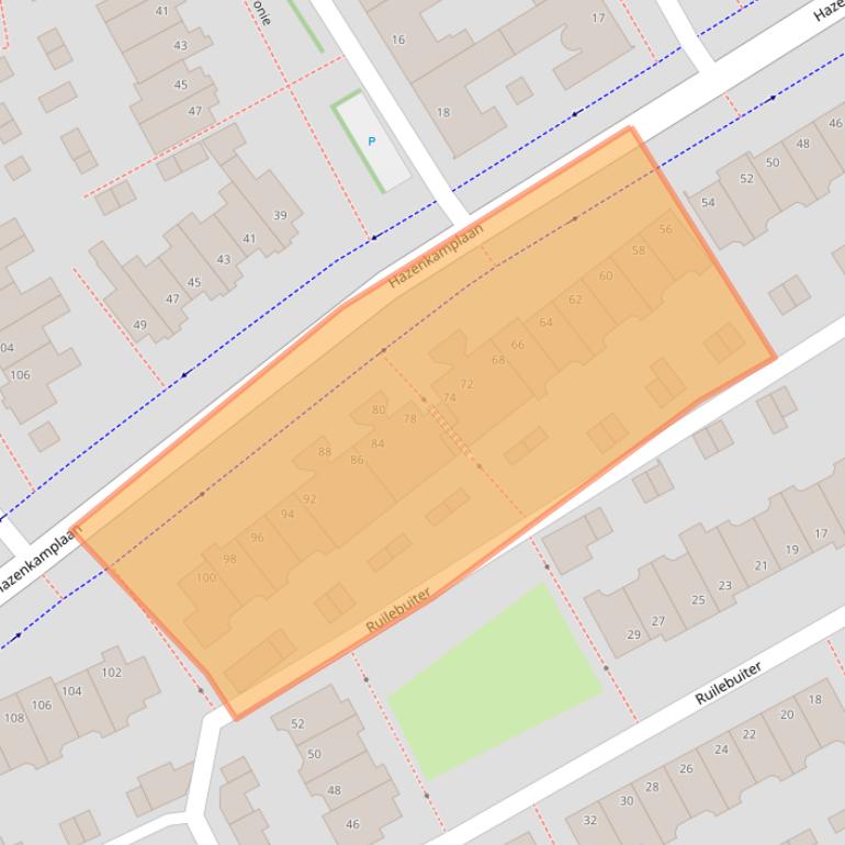 Kaart van postcodegebied 5345NV.