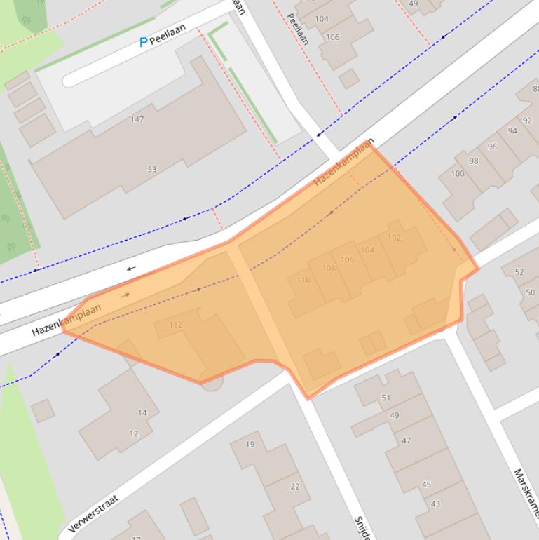 Kaart van postcodegebied 5345NW.