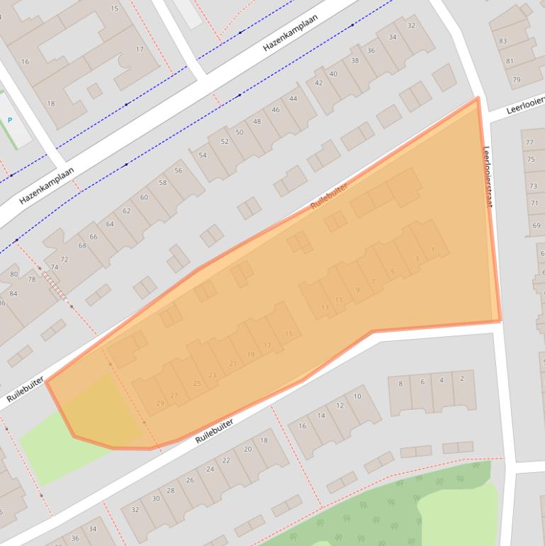 Kaart van postcodegebied 5345PG.