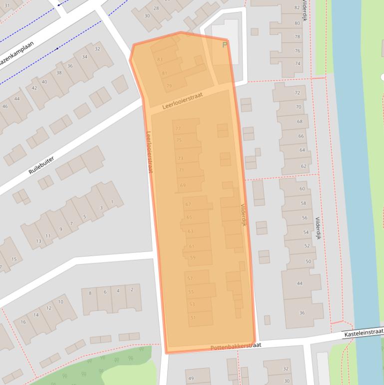 Kaart van postcodegebied 5345PK.