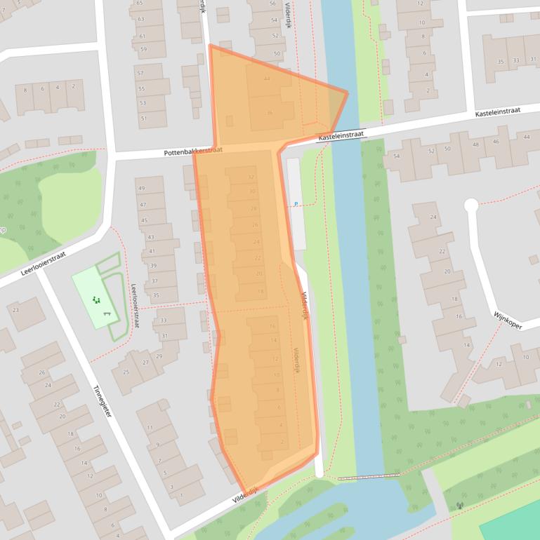 Kaart van postcodegebied 5345PN.