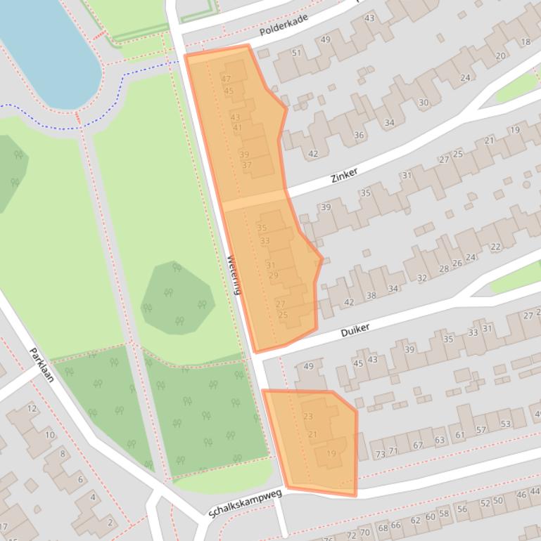 Kaart van postcodegebied 5345RH.