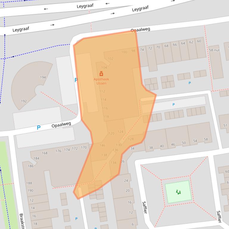 Kaart van postcodegebied 5345SB.