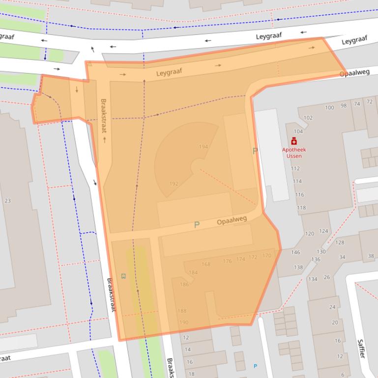 Kaart van postcodegebied 5345SC.