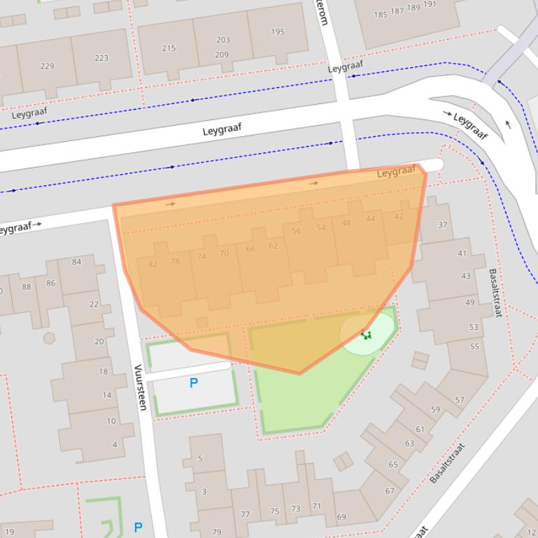 Kaart van postcodegebied 5345SP.