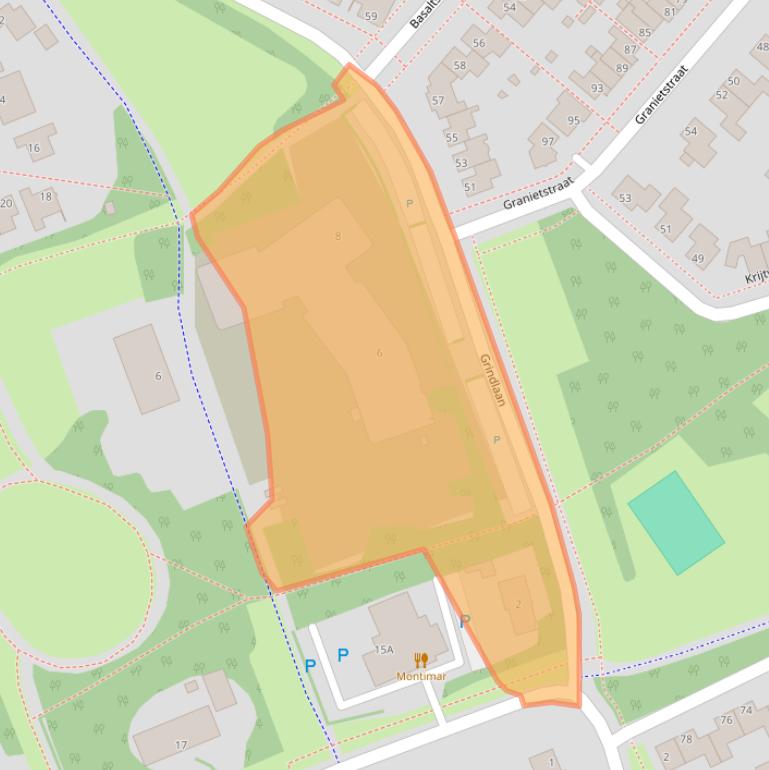 Kaart van postcodegebied 5345TA.