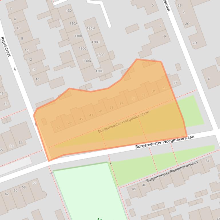 Kaart van postcodegebied 5345VH.