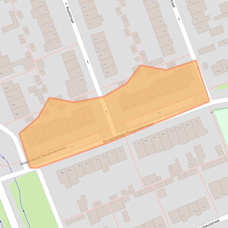 Kaart van postcodegebied 5345VJ.