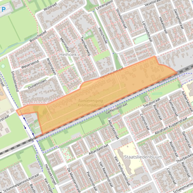 Kaart van postcodegebied 5345VX.