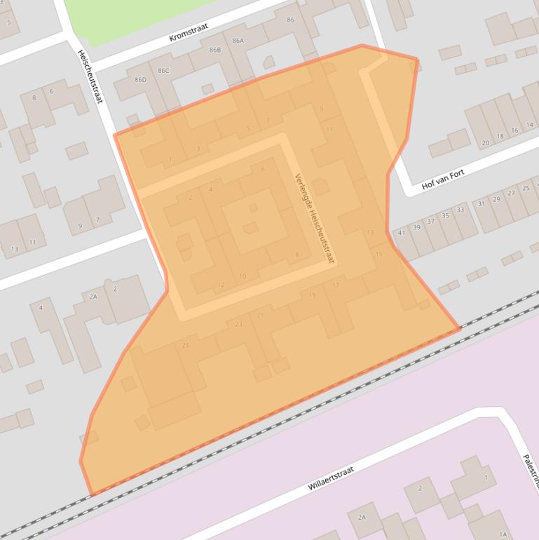 Kaart van postcodegebied 5345WN.