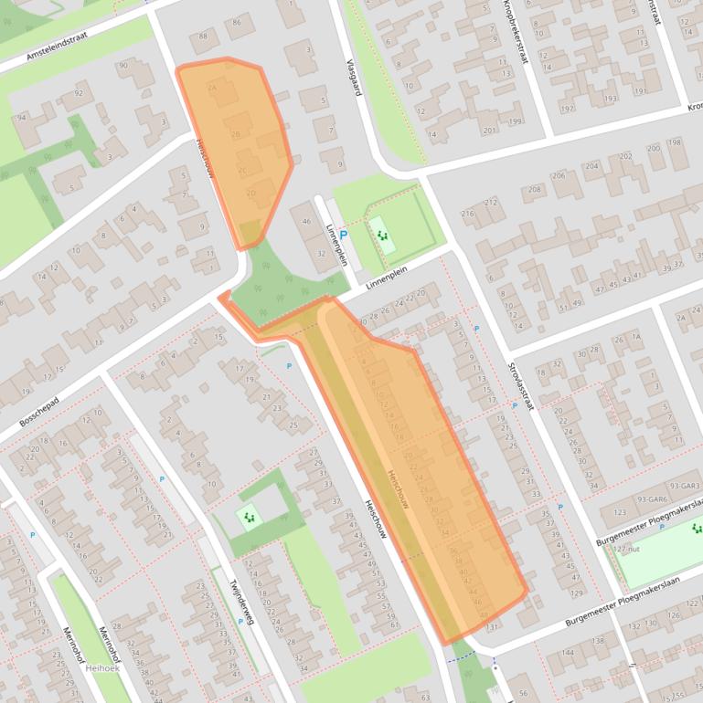 Kaart van postcodegebied 5345XR.
