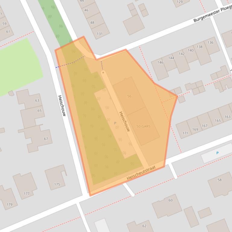 Kaart van postcodegebied 5345XS.