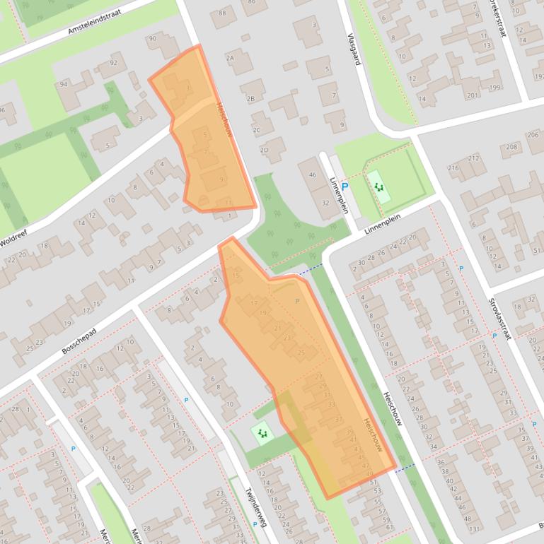 Kaart van postcodegebied 5345XT.