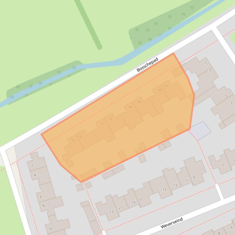 Kaart van postcodegebied 5345ZD.