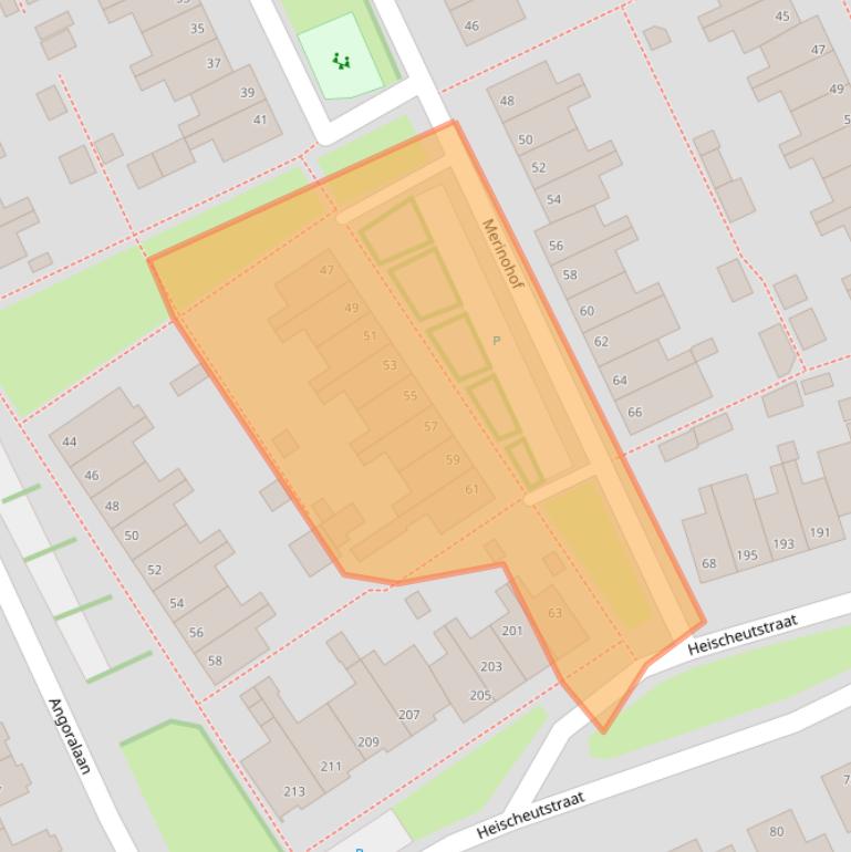 Kaart van postcodegebied 5345ZJ.