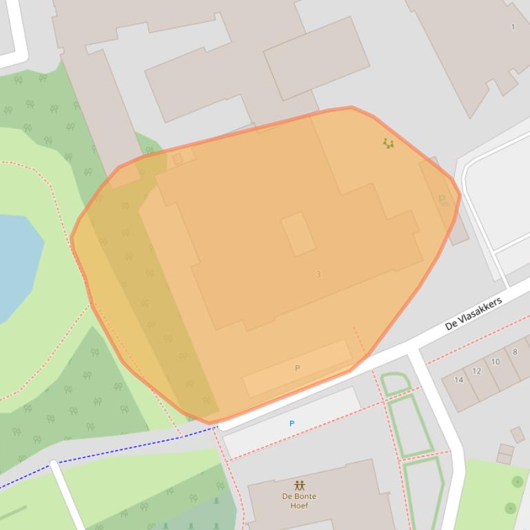 Kaart van postcodegebied 5346BC.